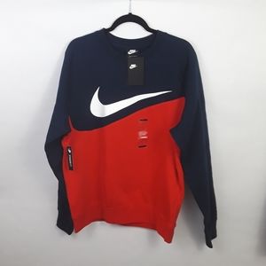 Nike Sportswear Swoosh Crewneck Sweatshirt WAS $80